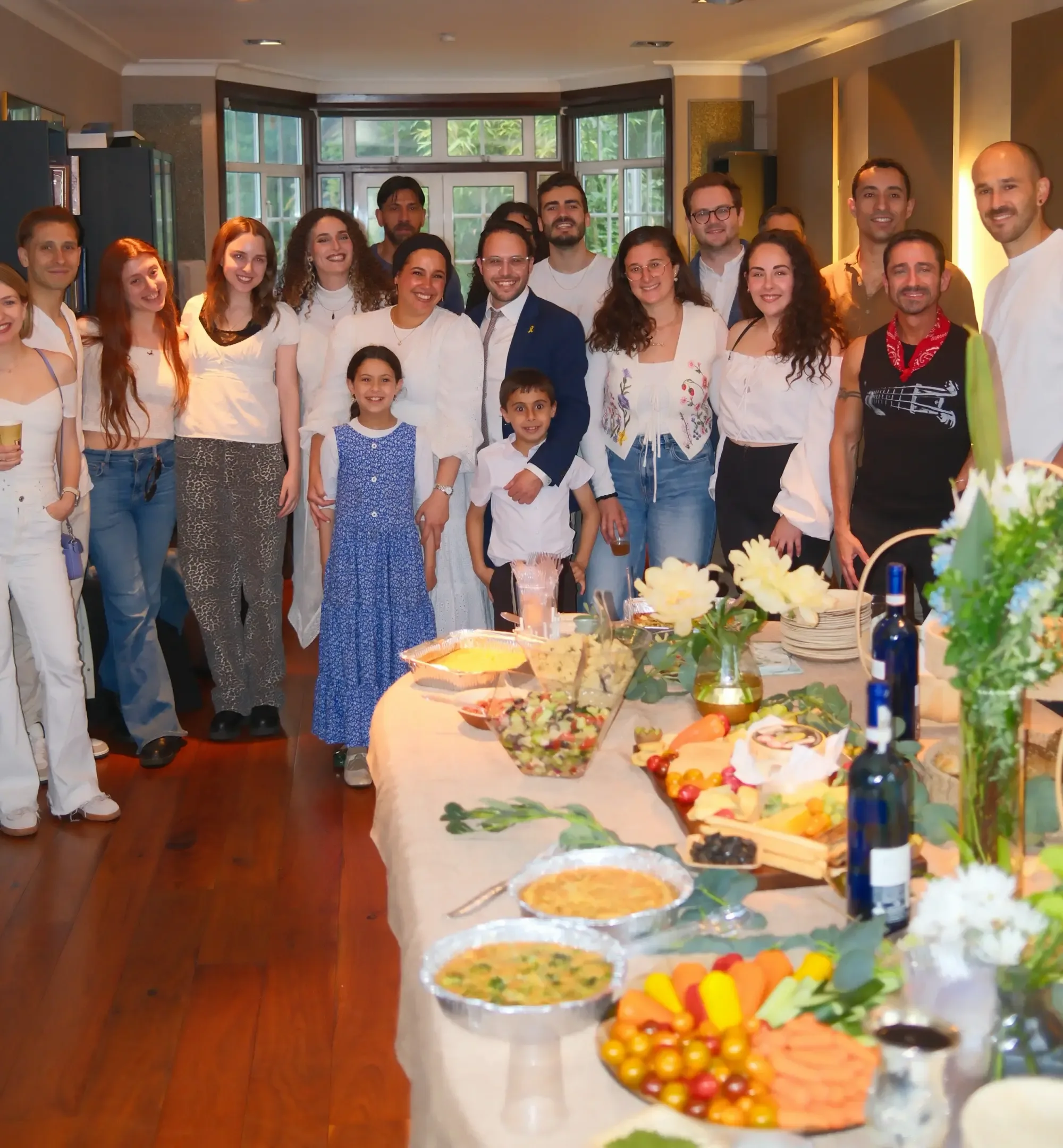 The HBayit Friday night dinner